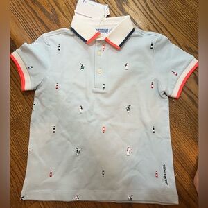 Jacadi new with tags polo shirt